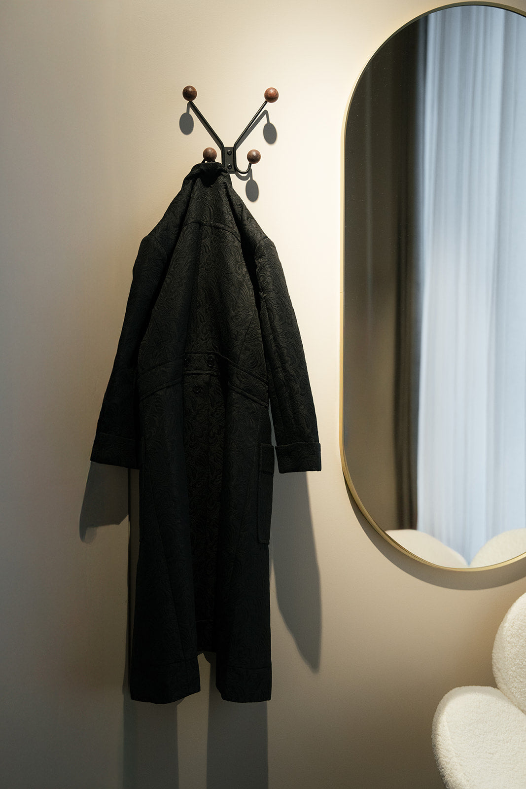 Black Luxury Clinic Coat