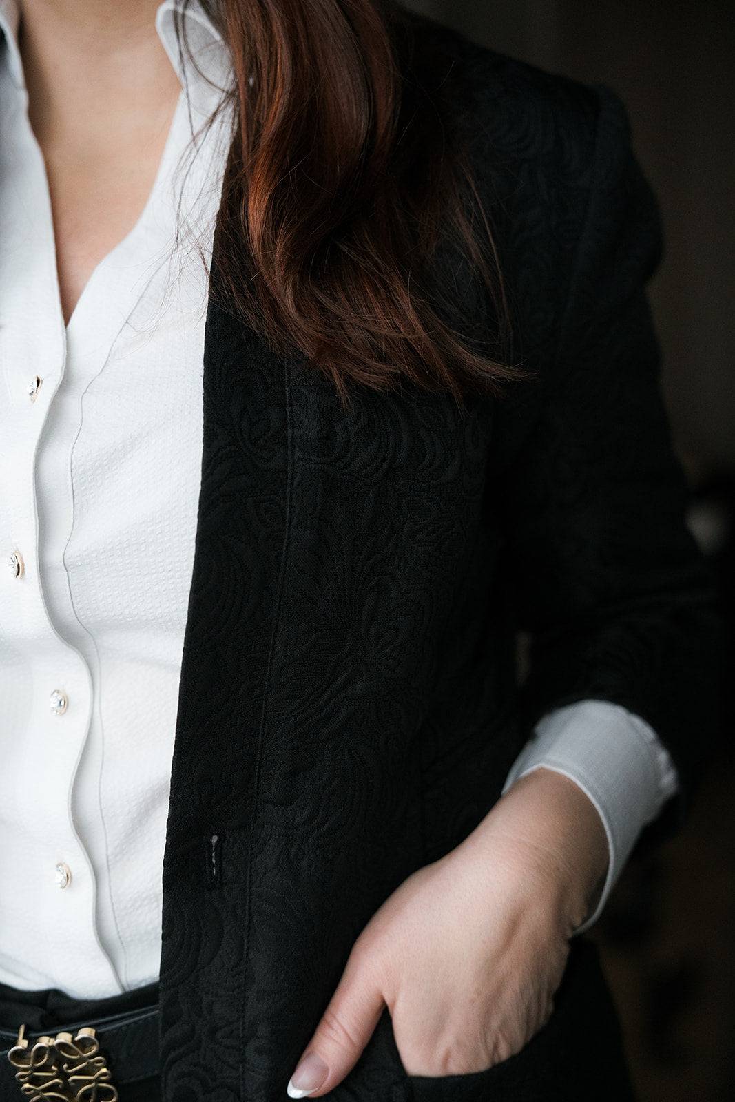 Black Luxury Clinic Coat