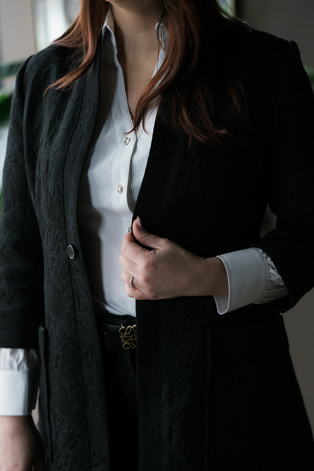 Black Luxury Clinic Coat